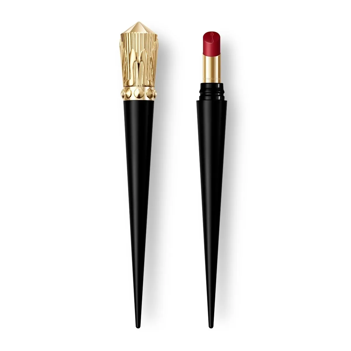 Christian Louboutin Rouge Stiletto Lumi Matte – Matte Lipstick – Red Queendom 128L - Beauty - front view